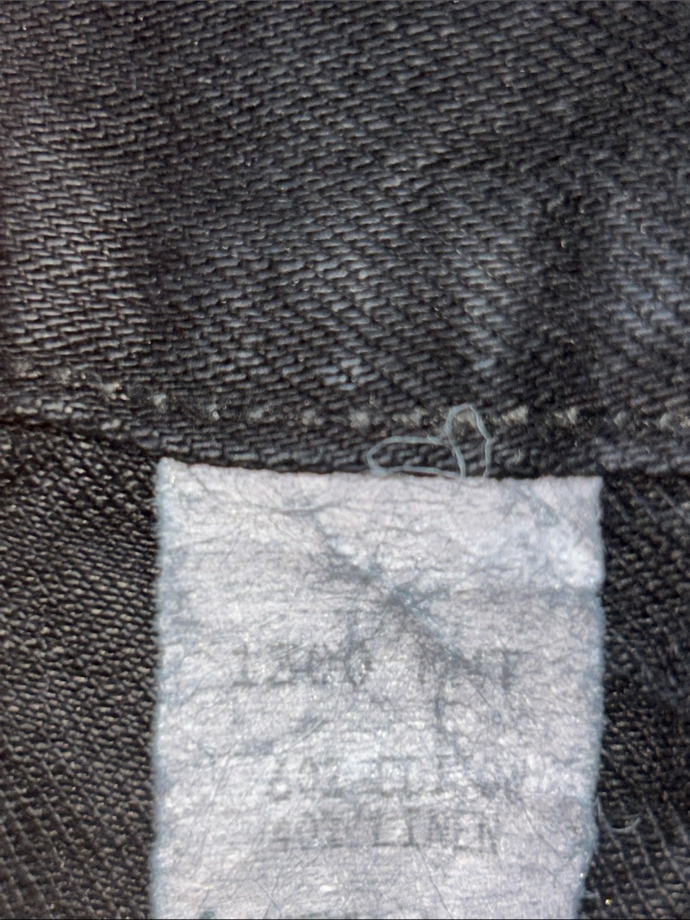 J Brand Black High-Rise Wide Leg Cotton/Linen Pants Size 26 - Picture 9 of 9